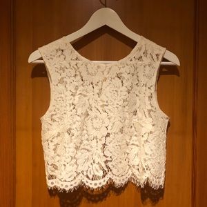 Designer lace top